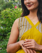 Mira Mustard Dress