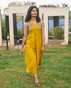 Mira Mustard Dress