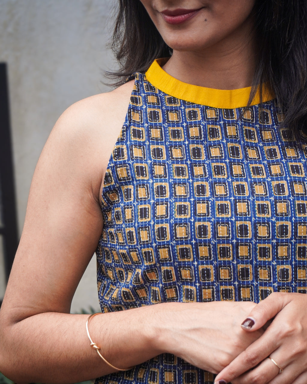 Dusky Yellow Dress