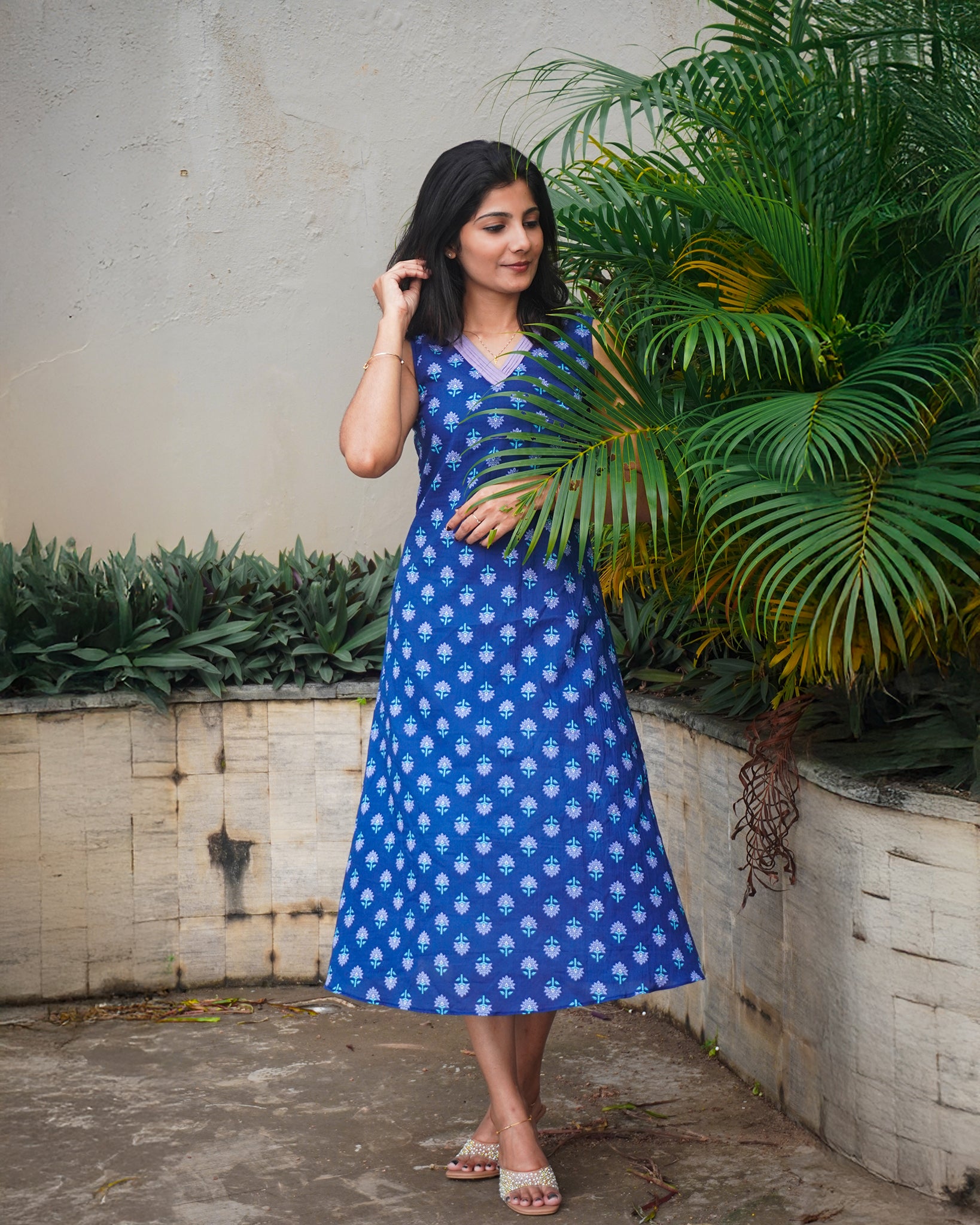 Sapphire Serenity Dress