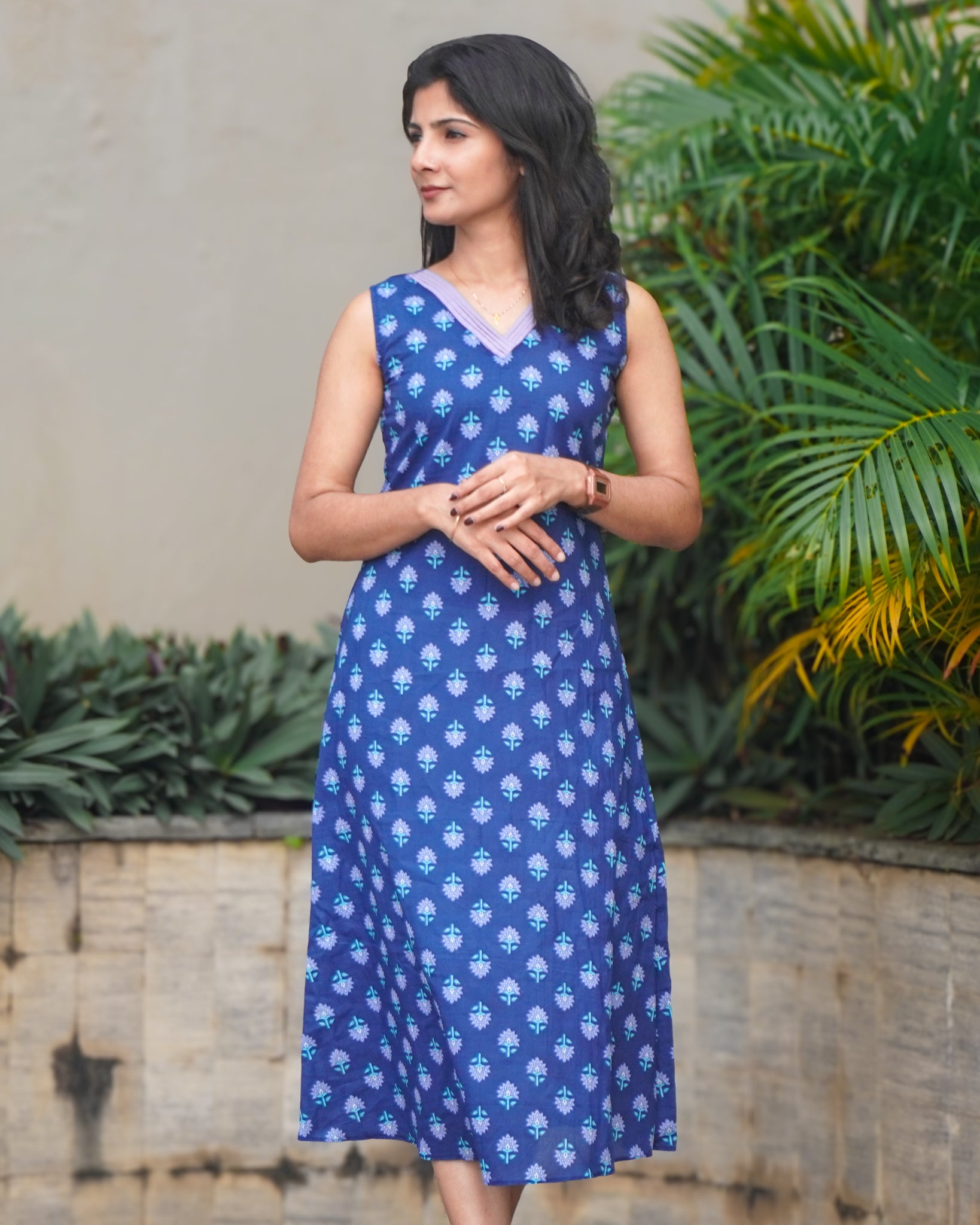 Sapphire Serenity Dress