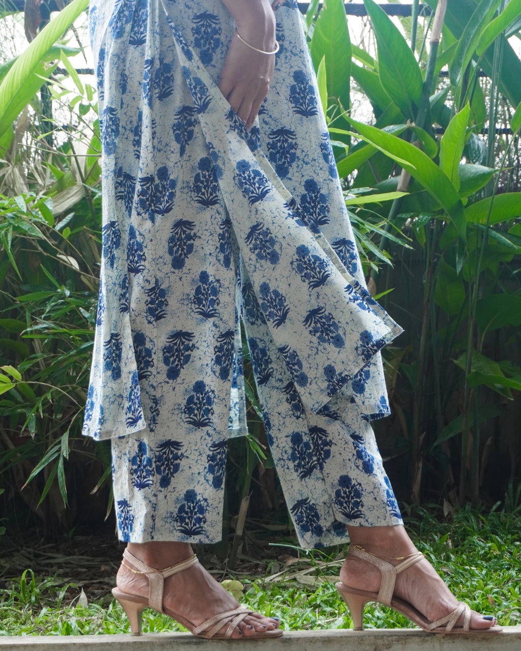 Ivory Indigo Co-ord Set